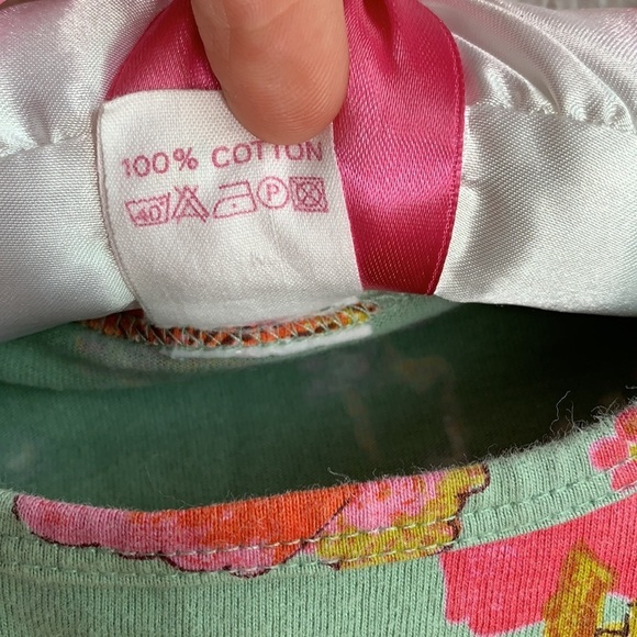 Oilily Butterfly Floral Cotton Long Sleeve Tee sz 4 yrs old - Picture 6 of 7